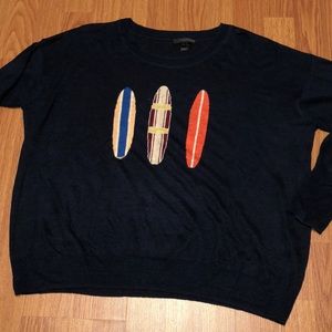 J. Crew crew neck surfboard sweater